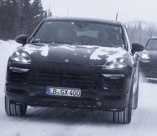 Erprobungsfahrt des neuen Porsche Cayenne in Kanada.